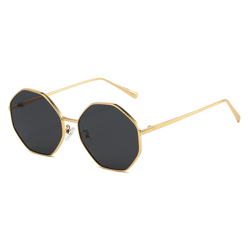 Octagonal Metal Sunglasses