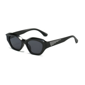 Cat Eye Hot Stamping Gold Sunglasses