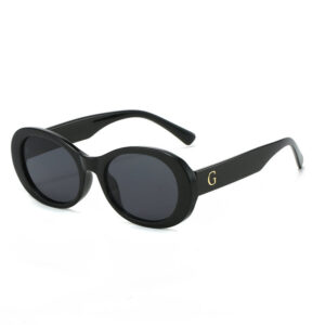 Oval Shaped Large Frame Sunglasses